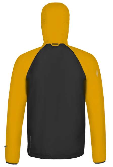 Fotogalerie Pánská nepromokavá hardshellová bunda CYCLONE black/mango