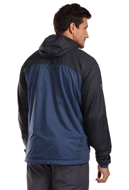 Fotogalerie Pánská větruodolná zateplená bunda ALPHA JACKET navy/anthracite