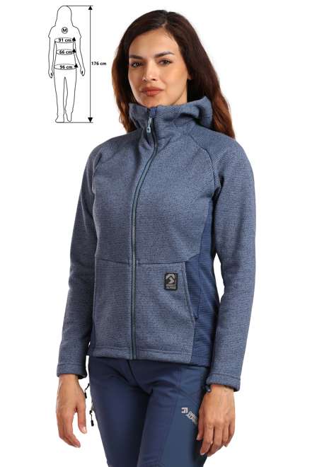 Fotogalerie Dámská outdoorová mikina ALASKA LADY navy